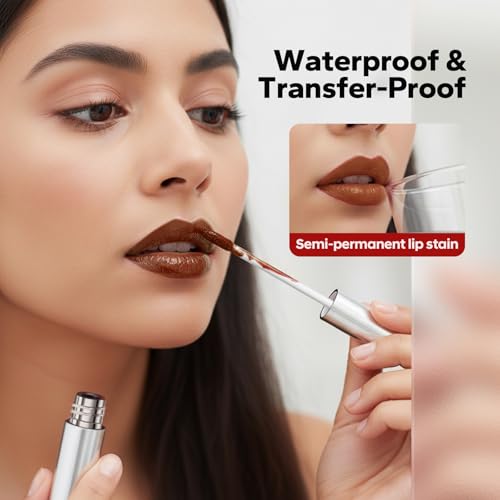 CharmCherry True Nude Peel Off Lip Stain & Lip Liner - Long Lasting Waterproof Matte