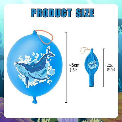Ocean Party Favors Set - 48 Tattoos & 24 Punch Balloons