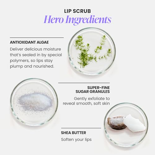 Wonderskin 3-in-1 Lip Scrub Exfoliator & Moisturizer