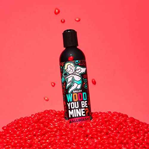Ballsy Ballwash Wood You Be Mine Charcoal Body Wash for Men, Soap, Moisturizing, Shower Gel, w/Coconut Oil and Aloe Vera, Drift & Dunes Scent, 8 Fl oz