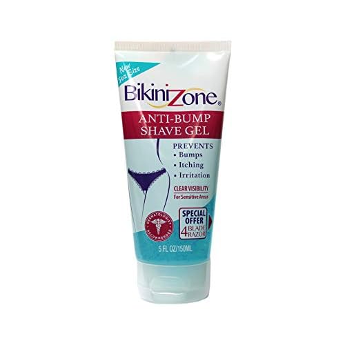 Bikini Zone Shave Gel Anti-Bumps, 4 Ounce (2 Pack)