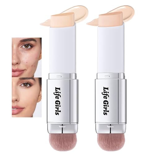 Dulele Color Changing Foundation Stick Duo with Brush