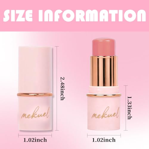 Dusty Rose Cream Blush Stick - Long-Lasting Cheek Color