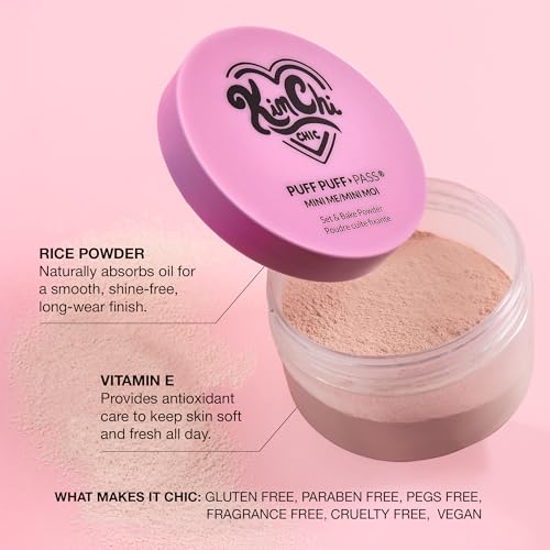 KimChiChic Puff Puff Pass Setting Powder, Banana 0.17oz