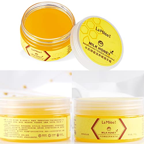 Milk & Honey Peel Off Hand Wax Mask - Moisturizing Exfoliating Hand Film (110g)