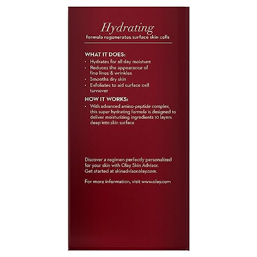 Olay Regenerist Deep Hydration Regenerating Cream Moisturizer,1.7 fl oz,(Pack of 2)