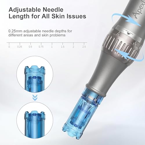 M8S Microneedle Pen 0.25mm - Home Derma Roller for Skin