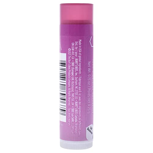 Burt's Bees 100% Natural Tinted Lip Balm, Sweet Violet with Shea Butter & Botanical Waxes - 1 Tube