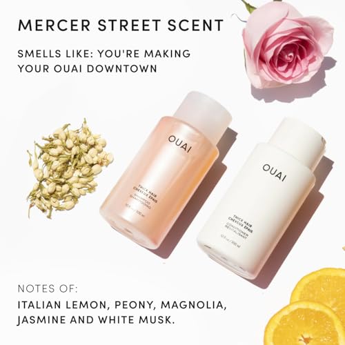 OUAI Thick Hair Shampoo & Conditioner Set - Sulfate Free Care