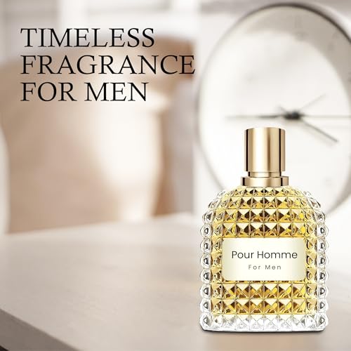 Men's Cologne Set - 4 x 3.4 Fl Oz Vanilla Bourbon & Leather