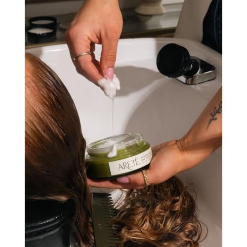 ARET? Botanical Bond Hair Repair Masque, Plant?Derived PROPLEX Repair Treatment Hair Mask with Quinoa, Olive, Buriti & Sweet Basil for Strength, Shine & Frizz Control, 5.8?oz