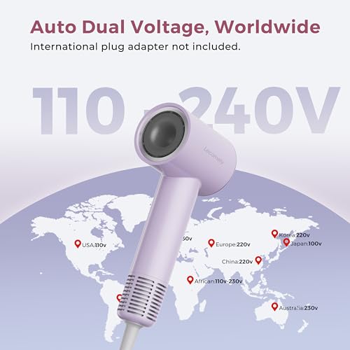 Dual Voltage Travel Hair Dryer 1200W Fast Drying