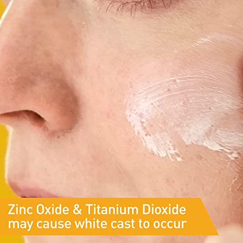 CeraVe Mineral Sunscreen SPF 50 Face - Zinc Oxide & Titanium Dioxide