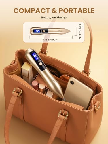 9-Speed Skin Tag Remover Pen with LCD Display