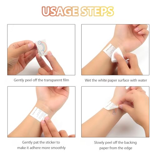 120PCS Temporary Tattoos for Kids, Waterproof Party Favors