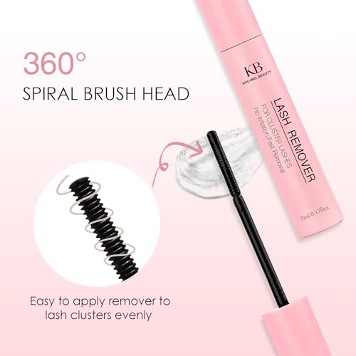 Kolybel Lash Glue Remover for Cluster Lashes - 5ML, Gentle Oil-Based False Eyelash Remover, Easy Home Use, Fast Dissolving, Sensitive Skin Friendly - Lash Remover