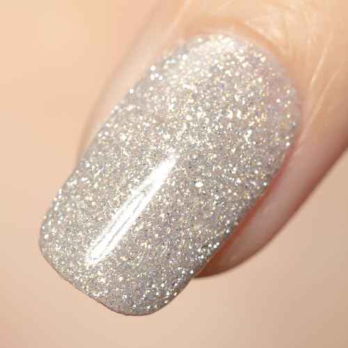 YTD Likomey Colorful Light Gold Reflective Glitter Gel Nail Polish,15ml Holographic Flash Diamond Shimmer Gel,Sparkly Shiny Fall Winter Salon Home Manicure UV Varnish,SZ503