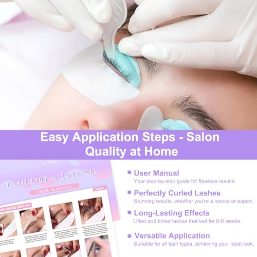 Lash Lift Kit & Brow Tint - Professional Eyelash Perm at Home