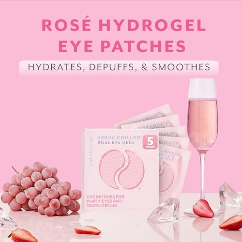 Patchology Serve Chilled Rosé Hydrating Under Eye Patches – 5 Pairs