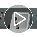 HIEEY Vanity Mirror with Lights, 3 Color Modes, 5X Magnification, Touch Control, 360° Rotation, White, Gift Box