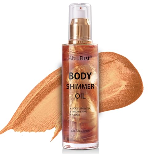 Shimmer Body Oil 100ml Bronze Gold Glow Moisturizer