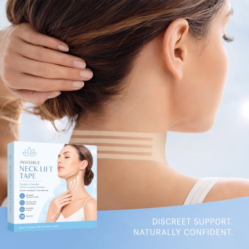 Neck Lift Tape - Matte Transparent Water-Resistant 28 Strips