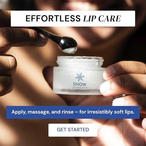 SNOW Lip Scrub Exfoliator with Jojoba Oil & Lavender Mint