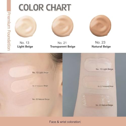 Enough 8 Peptide, Full Cover Perfect Foundation, SPF 50+ PA+++, #13, 3.53 oz (100 g)