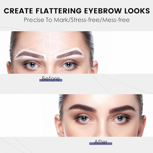 2-in-1 Eyebrow Mapping String - 100 FT Black & White