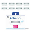 Athena Club 5-Blade Razor Refills for Women, 8-Pack | Shea Butter & Hyaluronic Acid