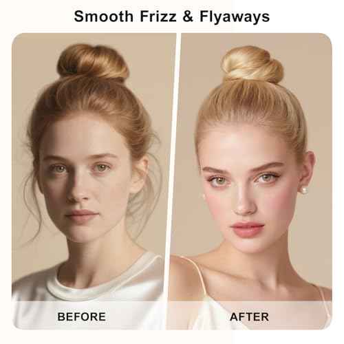 RHOS Boar and Nylon Bristle Hair Brush, Teasing Slick Back Brush with Rat Tail Pick for Hair Styling, Sectioning (1 Pack-Beige Gradient)