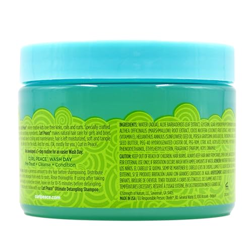 Just For Me Curl Peace Detangling Treatment - Natural, Paraben-Free, 12 oz
