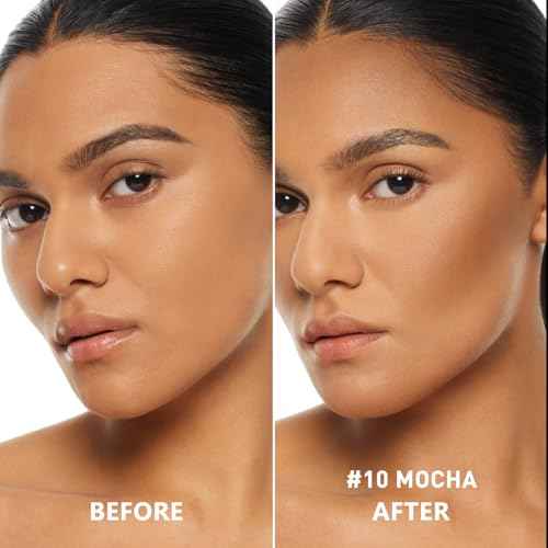 FOCALLURE Cream Contour Stick, Matte Bronzer Stick, Professional Face Shaping & Contouring Stick Makeup, Easy to Apply with Buildable Coverage, Long Lasting & Sweatproof, MOCHA