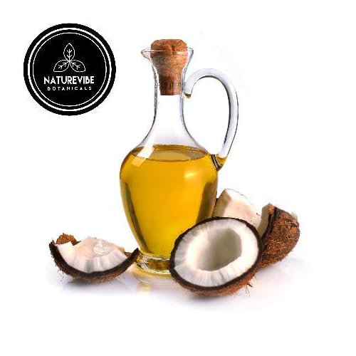 Naturevibe Botanicals Premium Rose Water 32oz and Fractionated Coconut Oil 32oz | Oil Combo.