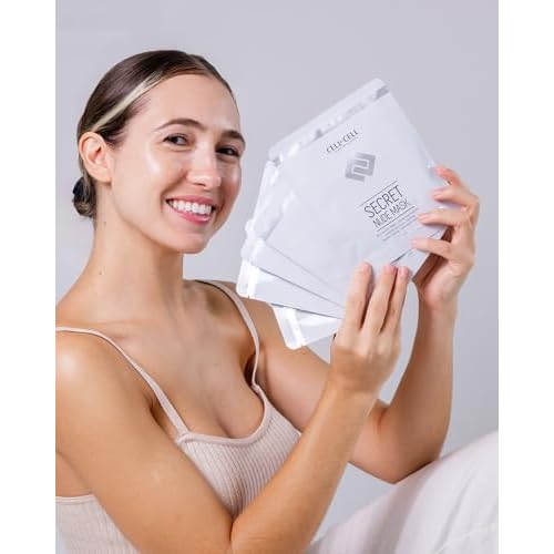 Secret Nude Mask | Ultra Thin Face Mask Provides Nourishment & Skin-Enhancing Ingredients For A Vibrant, Moisturized Skin | Pack of 5