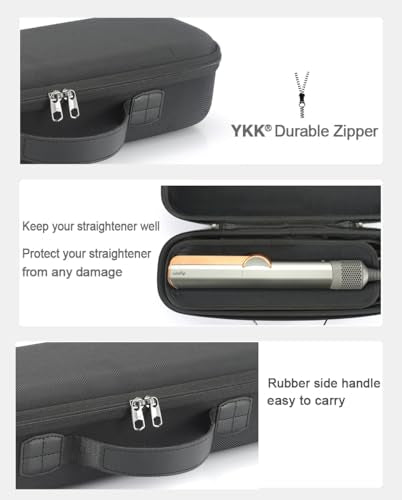 Hard Storage Case for Dyson Airstrait Straightener - Black