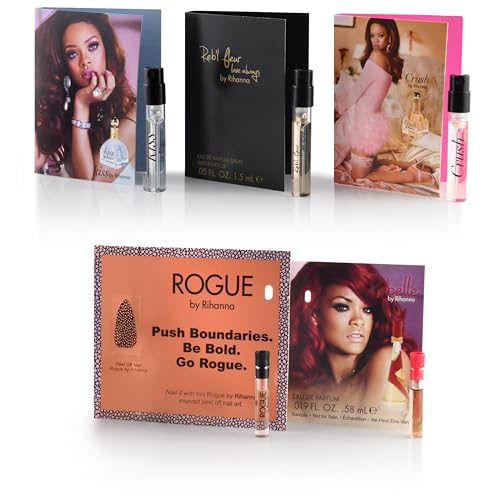 Rihanna Perfume Sampler Set - 5 Designer Fragrance Vials
