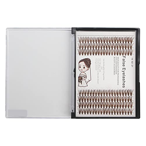 Bodermincer 20D Brown Eyelash Clusters - 140pk Faux Mink