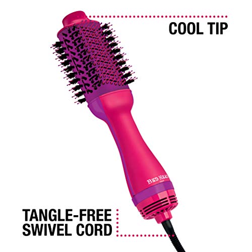 Bed Head One Step Volumizer and Hair Dryer | Dry, Straighten, Texture, Style in One Step (Pink) (Pack of 2)