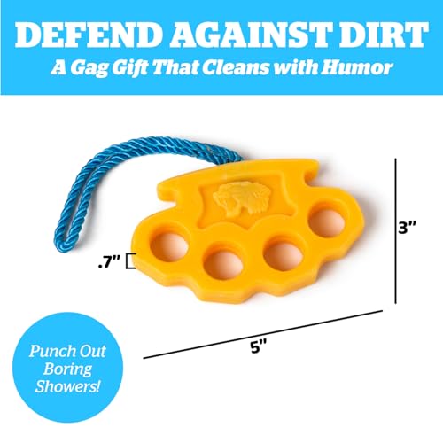 Knuckle Soap on a Rope ? Funny Gag Gift for Adults, Novelty Soap Bar for Bathroom or Dorm, Humor Gift for Men and Women