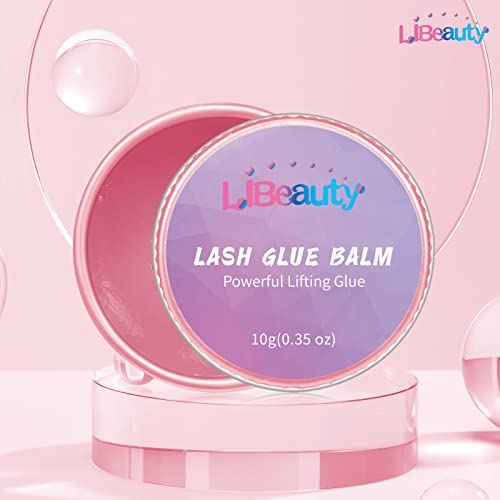 Libeauty Lash Lift Glue Balm Lash Lift Adhesive Strong Sticky Fruit Flavor Eyelash & Eyebrow Perm Glue Balm Brow Lamination Gel