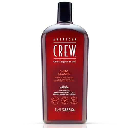 American Crew 3-in-1 Shampoo Conditioner Body Wash, 33.8 oz