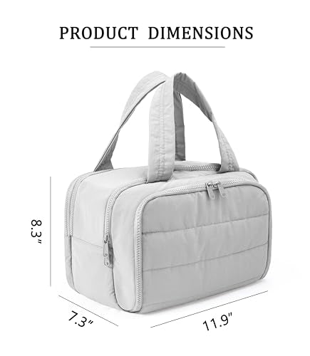 Large Travel Toiletry Bag for Women - Waterproof Makeup Organizer