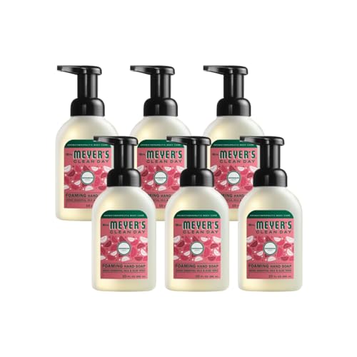 Mrs. MEYER'S CLEAN DAY Foaming Hand Soap, Watermelon Scent,10 Fl oz. (Pack of 6)