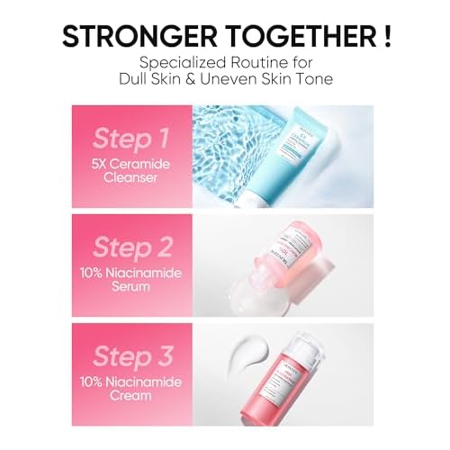 10% Niacinamide Serum with Alpha Arbutin, Ceramide & Centella Asiatica ? Brightens Skin, Maintains Skin Barrier