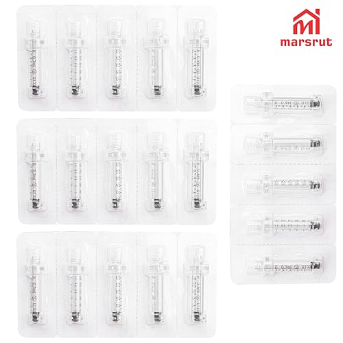 20Pcs 0.3ml Empty Dropper Bottles White Plastic Ampoules