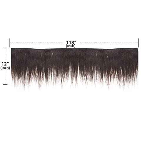New Remy Yaky-Remy Blue 100% VIRGIN Human Hair Weave- Shed Free&Tangle Free (#1B, 12¡± packs of 2)