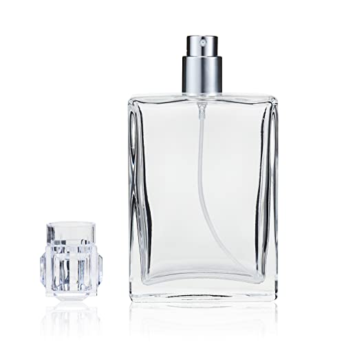 100ml Glass Perfume Spray Bottle - Refillable Atomizer with Funnel & Gift Bag (Variation: 100ml-E)