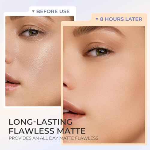 SACE LADY Face Powder Waterproof Sets Makeup, Controls Shine, Smooth Fine Lines for Flawless Lightweight Finish, Long Lasting Matte Compact Setting Powder Cosmetics Cruelty-free, 0.35oz (#02)