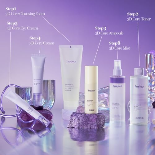 Fraijour Retin-Collagen 3D Core Cream ? Anti-Aging Cream with Retinal, 7 Collagens & 9 Peptides, Firms, Plumps & Smooths Skin, Reduces Pores & Fine Lines, For Sensitive Skin, 1.69 fl.oz.